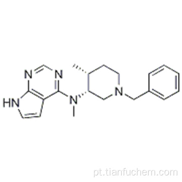 7H-Pirrolo [2,3-d] pirimidin-4-amina, N-metil-N - [(3R, 4R) -4-metil-1- (fenilMetil) -3-piperidinil] - CAS 477600-73-0